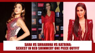 Sara Ali Khan, Shraddha Kapoor, Katrina Kaif: Attractive Looks In Red Shimmery One Piece