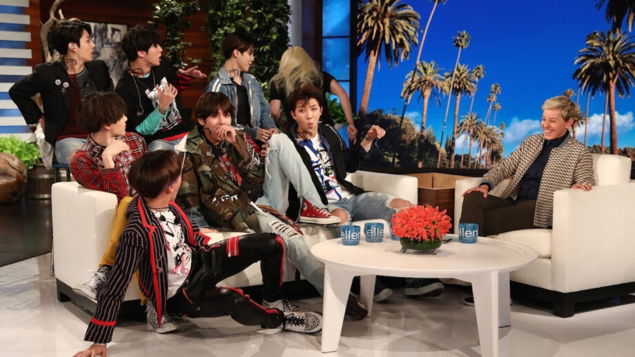 See The Reactions Of Every BTS Member When They Were Scared To Death On The Ellen Show 1