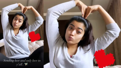 [Unseen Pic] Sending love to all: Rashmika Mandanna drops love-filled latest cute photo, fans melt in admiration