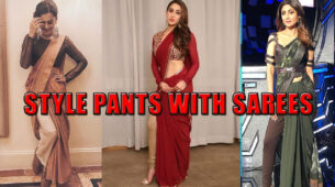 Shilpa Shetty, Taapsee Pannu To Sara Ali Khan: 6 Times Actresses Showed Us How To Style Pants With Sarees