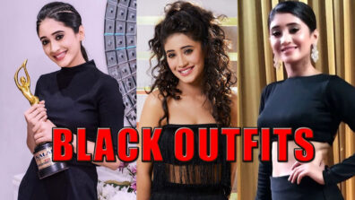 Shivangi Joshi’s Attractive Attires In Black