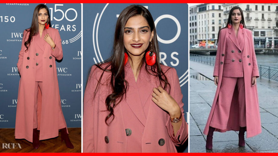 Sonam Kapoor Is The Queen Of Pantsuits & This Pink Pantsuit Is What Justifies Her 5