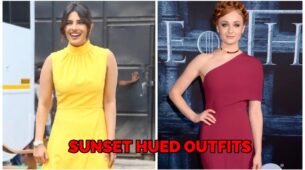 Sophie Turner Or Priyanka Chopra: Who Has The Attractive Looks In Sunset Hued Outfits?