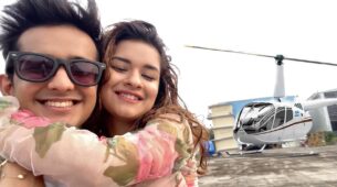 Special Birthday Gift: When RadhaKrishn fame Bhavesh Balchandani gifted Avneet Kaur an expensive real helicopter