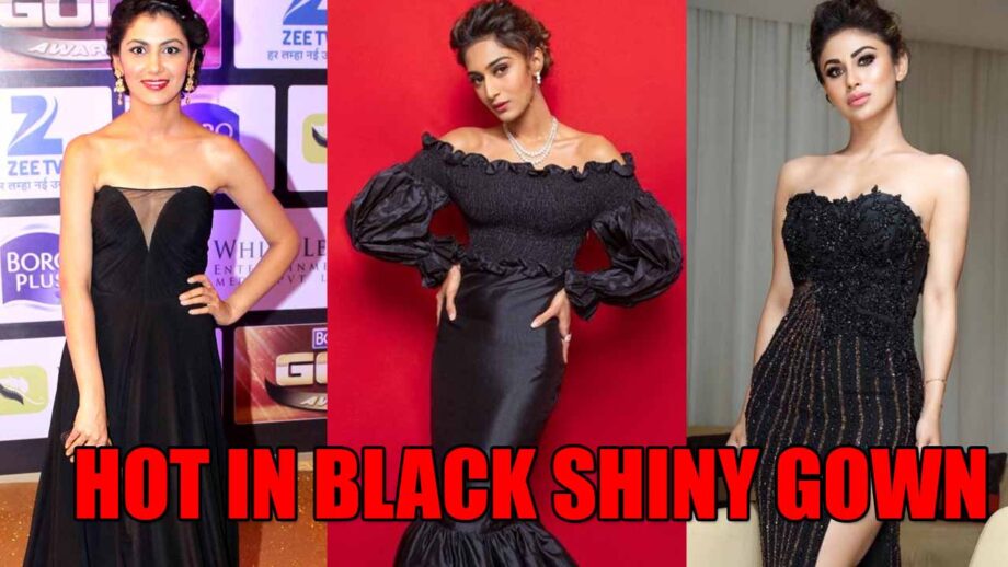 Sriti Jha, Erica Fernandes, Mouni Roy: The Hottest Looks In Black Shiny Gown