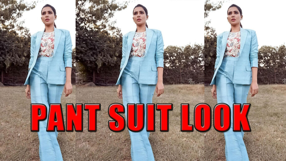 Style Your Pantsuit With Samantha Akkineni; Watch Her Latest Hot Pic Here!