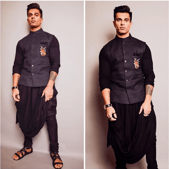 Sumedh Mudgalkar, Parth Samthaan, Karan Singh Grover: Who Styled The Black Kurta Look Best? - 0