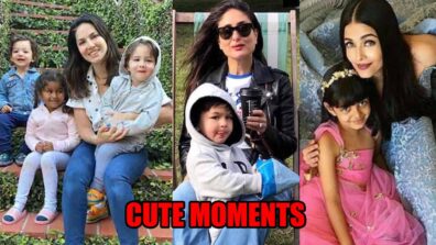 From Kareena Kapoor To Aishwarya Rai: Cute moments with kids caught on camera