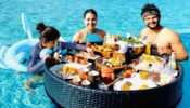 Suresh Raina And Wife Priyanka Raina Go Parasailing As They Enjoy In Maldives
