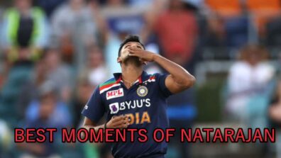 T. Natarajan Best Maiden Moments With Team India