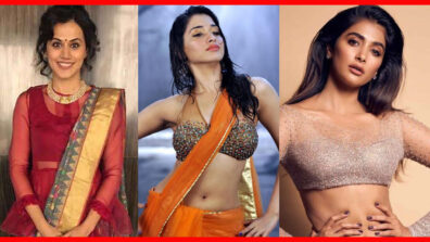 Taapsee Pannu, Tamannaah Bhatia Or Pooja Hegde: Who Has The Attractive Look In Sheer Blouse?