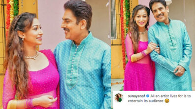 Taarak Mehta Ka Ooltah Chashmah fame Sunayana Fozdar aka Anjali Bhabhi and Shailesh Lodha aka Taarak Mehta’s rare romantic moment for fans