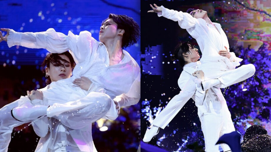 Take A Look At BTS's Jungkook And Jimin's Stunning 'Black Swan' Performance At MAMA 2020 2