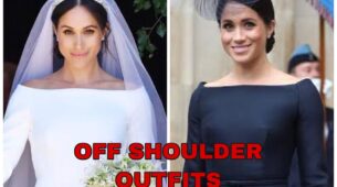 Take Cues From Meghan Markle As She Flaunts Her Beauty In Off Shoulder Outfits