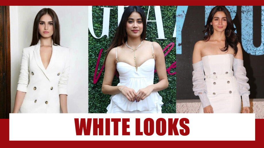 Tara Sutaria Vs Janhvi Kapoor Vs Alia Bhatt: Hottest White Looks To Make You Fashion Ready 3