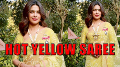 Throwback: Have A Look At Priyanka Chopra’s Hottest Yellow Saree Look As She Gets Ready For Padma Shri