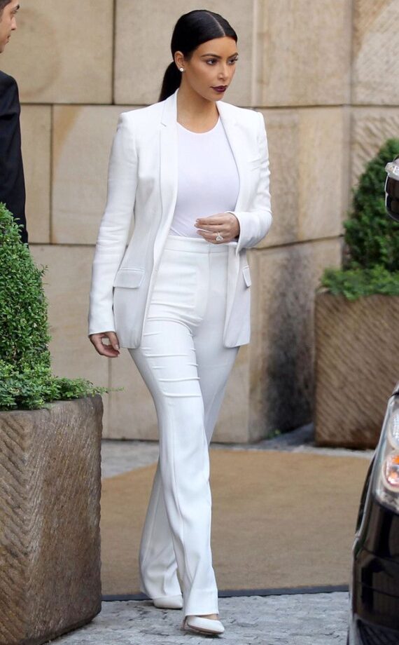 Times When Kim Kardashian Rocked The Suit Better Than Anyone Else - 0