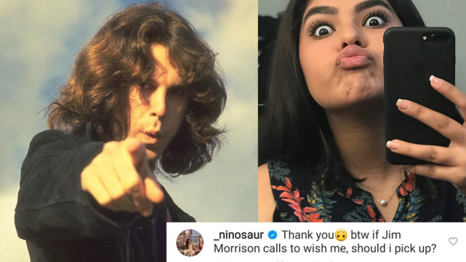 TMKOC fame Nidhi Bhanushali's unknown secret connection with Jim Morrison
