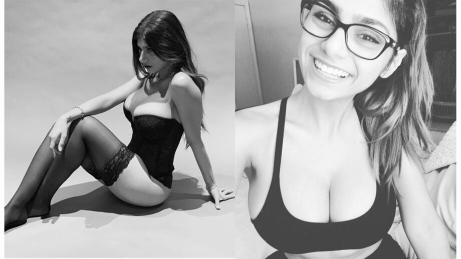 Top 6 Hottest Monochrome Pictures Of Mia Khalifa On Instagram 1