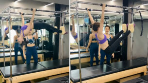 Unseen Hot Workout Video: Kriti Sanon sweats it out in the gym, fans feel the heat