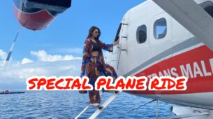 Vacation Fun: Hansika Motwani takes a special seaplane ride in Maldives, fans go crazy