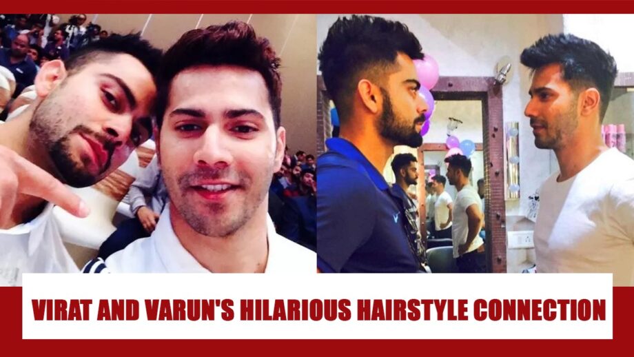 Virat Kohli And Varun Dhawan's Hilarious 'Hairstyle' Connection Will Make You Go WOW