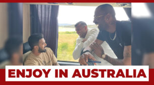 Watch KL Rahul, Hardik Pandya & Mayank Agarwal Enjoy Train Ride In Australia