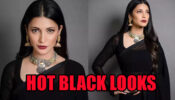Watch Shruti Haasan Killing Us In Black: Watch Her Hottest Photos