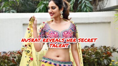 Watch Video: Nusrat Jahan reveals her secret talent, fans can’t stop admiring