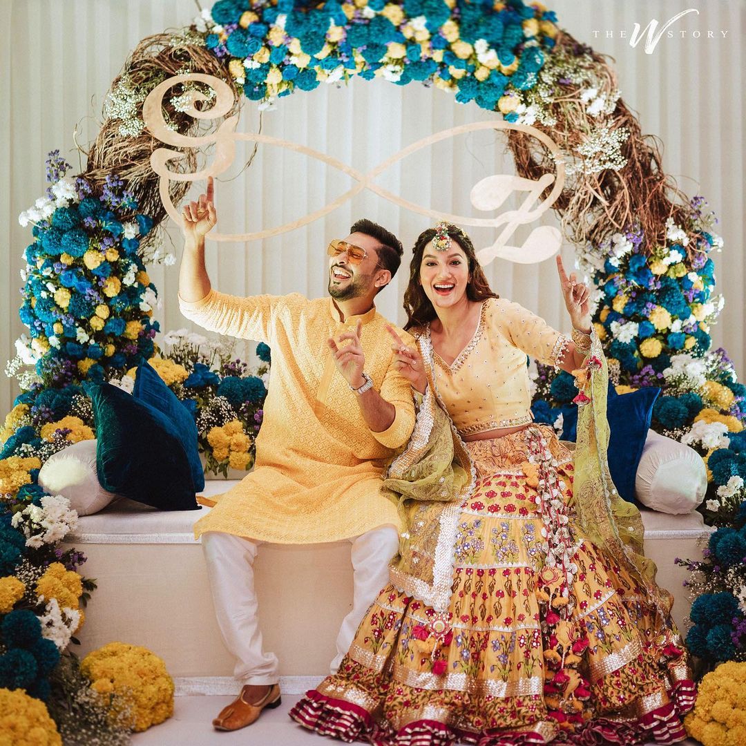 Wedding Bells: Private unseen photos of Zaid Darbar and Gauahar Khan's haldi ceremony 4