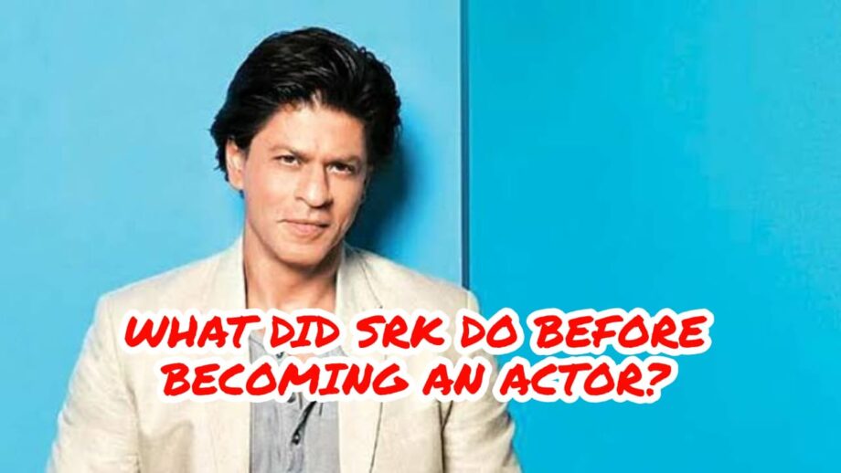 What Did Shah Rukh Khan Do Before Becoming An Actor?