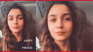 Why is Alia Bhatt in a happy mood?
