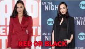 Wonder Woman Gal Gadot In Red Or Black: Which Pantsuit Outfit Did The Diva Look Hot In?