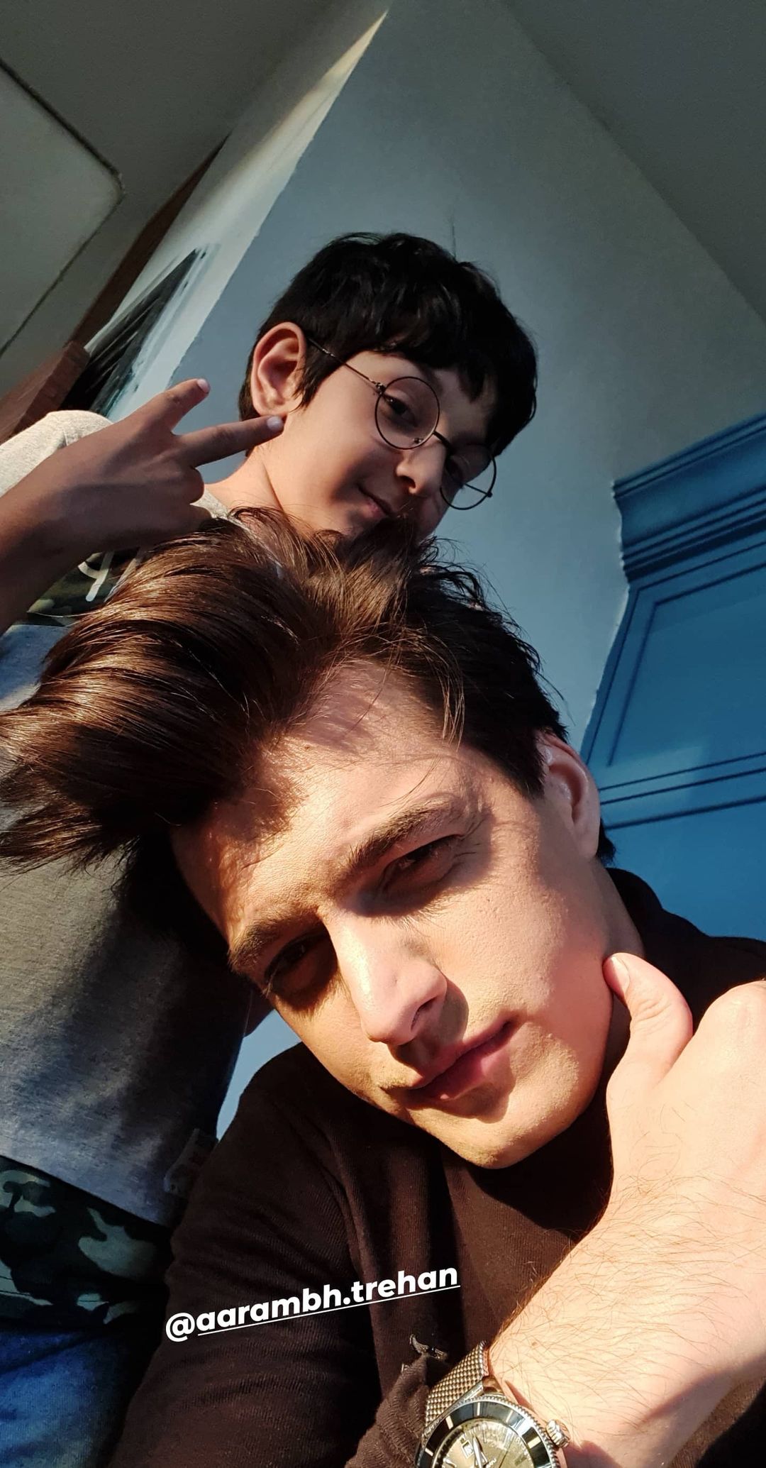 Yeh Rishta Kya Kehlata Hai actor Mohsin Khan's cute selfie with Kairav goes viral 1