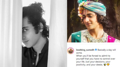 [In Pic] You have no control over your life, Is RadhaKrishn fame Sumedh Mudgalkar upset?