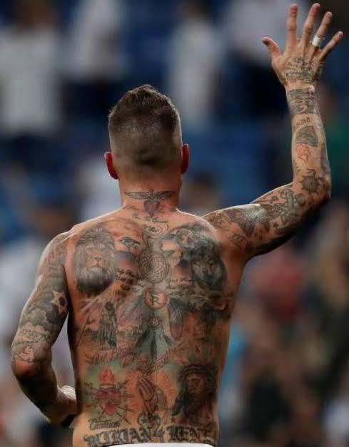 Zlatan Ibrahimovic Or Memphis Depay Or Sergio Ramos: Who’s Got The Best Tattoo On Their Back? - 2