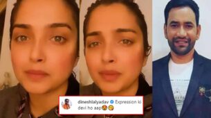 Aamrapali Dubey shares an emotional video, Dinesh Lal Yadav comments ‘expression ki devi ho aap’