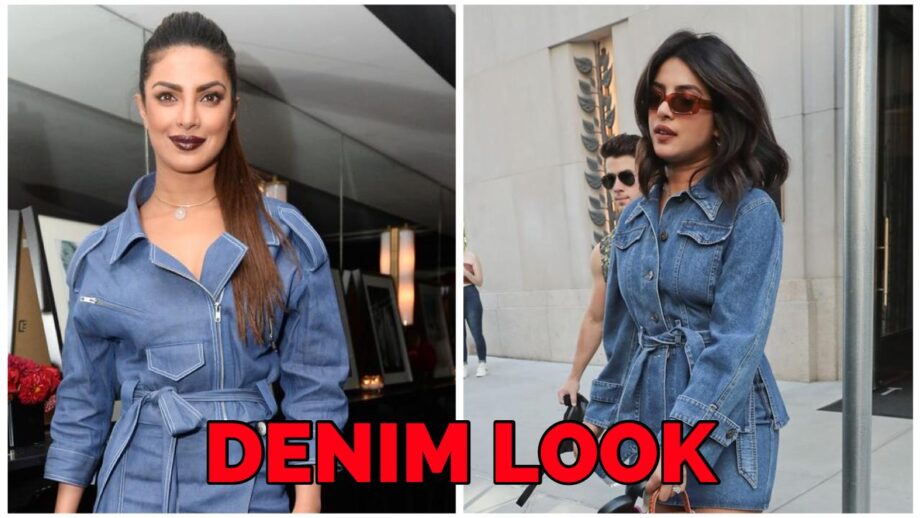 Ace Your Denim On Denim Look with Priyanka Chopra Jonas: Have A Look