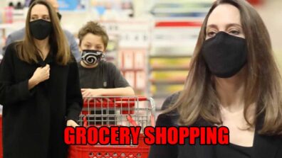 Angelina Jolie & Son Knox Go For Brad Pitt Look As They Get Out For Grocery Shopping