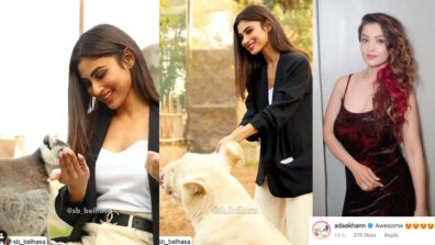 Animal Love: Hottie Mouni Roy shares adorable video with cute squirrels, Adaa Khan loves it