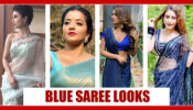 Anita Hassanandani, Monalisa, Mouni Roy, Surbhi Chandna: Top Hottest TV Actresses Who Rocked The Blue Saree To Perfection