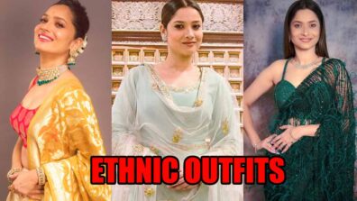 Ankita Lokhande Looks Super-Hot In Ethnic Outfits