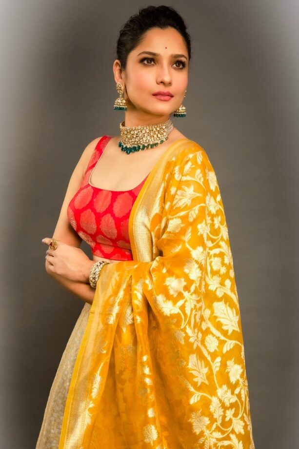 Ankita Lokhande Looks Super-Hot In Ethnic Outfits - 0