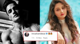 Asim Riaz shares hot shirtless picture, Rashami Desai feels the heat