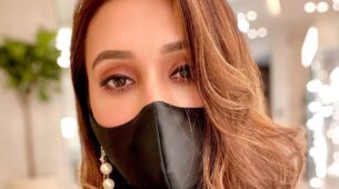 Bengali beauty Mimi Chakraborty asks you to ‘mask up’