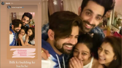 Billi ke building ke bacche: Kumkum Bhagya Sriti Jha, Arjit Taneja and Vishal Singh party hard together, fans love it