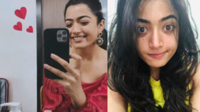 BTS Moment: Rare & unseen makeup room selfie of Rashmika Mandanna goes viral on the internet