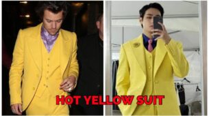 BTS V Goes Harry Styles Way As He Wears The Hot Yellow Suit
