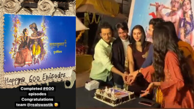 Cake cutting and celebration pictures: RadhaKrishn completes 600 episodes, fans love it