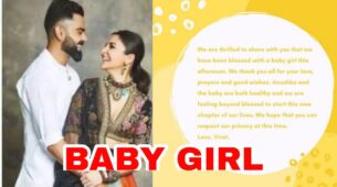 CONGRATULATIONS: Virat Kohli and Anushka Sharma blessed with an adorable baby girl